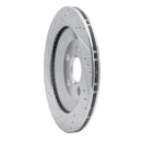 R1 04-07 Ford Freestar Rear Right Drilled & Slotted Silver Brake Rotor
