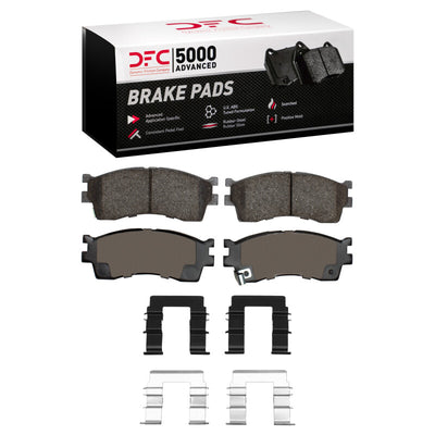 DFC 01-05 Kia Rio Front 5000 Advanced Ceramic Brake Pads and Hardware Kit