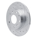 R1 19-25 Mazda 3 Sport Front & Rear Drilled & Slotted Silver Brake Rotor Set