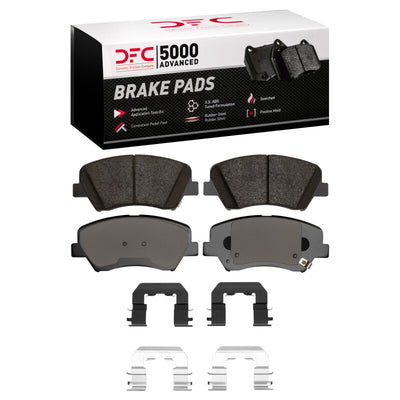 DFC 10-24 Hyundai Elantra Coupe Front 5000 Advanced Ceramic Brake Pads and Hardware Kit