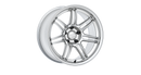 Kansei K17H Seven 18x10.5in / 5x114.3 BP / 22mm Offset / 73.1mm  Bore - Hyper Silver