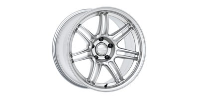 Kansei K17H Seven 19x9.5in / 5x114.3 BP / 22mm Offset / 73.1mm  Bore - Hyper Silver