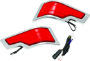 Kuryakyn Tracer Tour Pak Rear Lights Chrome Red Lens