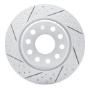 R1 05-18 Audi Q3 (Mexico) Rear Left Drilled & Slotted Geo-Carbon Rotor