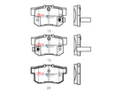 DBA 97-99 Acura CL 4 Cyl Rear SSEV Street Series Brake Pads