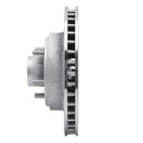 R1 70-72 Ford LTD Front Right Drilled & Slotted Silver Brake Rotor