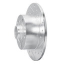 R1 96-08 Audi A4 (Mexico) Rear Right Drilled & Slotted Silver Brake Rotor