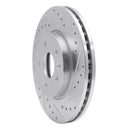 R1 11-23 Chevrolet Cruze Front Drilled & Slotted Silver Brake Rotor Set