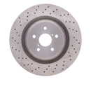 DFC 08-14 Lexus IS F Front Drilled Brake Rotor