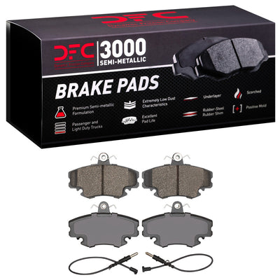 DFC 02-11 Nissan Platina (Mexico) Front 3000 Semi-Metallic Brake Pads