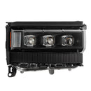 AlphaRex 24-26 Toyota LC250 NOVA LED Proj Headlight Blk w/Activ Light/Seq Signal/Switchback