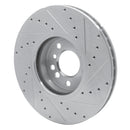 R1 00-06 BMW X5 Front Drilled & Slotted Silver Brake Rotor Set