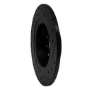 R1 03-11 Cadillac BLS (Mexico) Rear Left Drilled & Slotted Black Brake Rotor