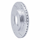 R1 95-96 Dodge Neon (USA/Canada) Front Right Drilled & Slotted Silver Brake Rotor