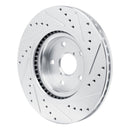 R1 22-24 Subaru WRX Front & Rear Drilled & Slotted Silver Brake Rotor Set