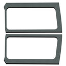DEI 18-23 Jeep Wrangler JL 2-Door Boom Mat Rear Side Window Trim - 2 Piece - Gray