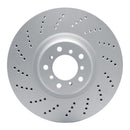 DFC 06-10 BMW M6 Left Front Drilled GeoSPEC Coated Rotor