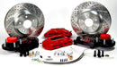 Baer Brakes Wilwood Mustang II Pro Spindles STD Studs 13in Track4 Front SDZ Brake Kit - Silver