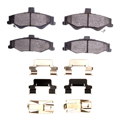 DFC 98-02 Chevrolet Camaro Rear 5000 Advanced Semi Metallic Brake Pads and Hardware Kit