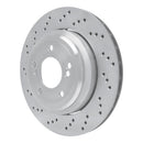 DFC 06-08 BMW Z4 Left Rear Drilled Hi-Carbon Alloy Geomet Coated Rotor