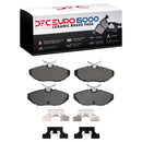 DFC 03-05 Jaguar Vanden Plas Rear Euro 5000 Ceramic Brake Pads and Hardware Kit