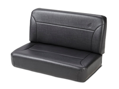 Bestop Back Seat - 55-83 Jeep Cj5 Rear Trailmax II Fixed (All Vinyl Black Crush)