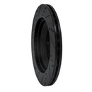R1 15-21 Mercedes-Benz S550 Rear Right Drilled & Slotted Black Brake Rotor