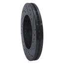R1 92-95 Toyota MR2 Front Left Drilled & Slotted Black Brake Rotor