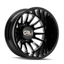 Cali Off-Road 9110D Summit Dually 22x8.25 / 8x165.1 BP / -232mm OS / 121.3mm Hub Gls Blk Mill Wheel