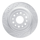 R1 19-25 Ram 1500 Front & Rear Drilled & Slotted Silver Brake Rotor Set