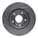 R1 07-19 Suzuki SX4 S-Cross (Mexico) Front Right Drilled & Slotted Silver Brake Rotor