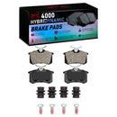 DFC 04-05 Audi Allroad Quattro Rear Geospec Rotors w/4000 HybriDynamic Brake Pads w/Hardware