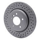 DFC 01-06 BMW 330Ci Rear Drilled GeoSPEC Coated Rotor