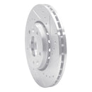 R1 20-24 Nissan Sentra Front Drilled & Slotted Silver Brake Rotor Set