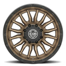 ICON Alloys Cajon 20x9 / 8x180 / 12mm / 5.5in BS Satin Bronze Wheel w/ GB Lip