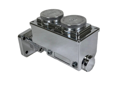 Baer Brakes Mopar 15/16in Bore Remaster 4-Bolt Right Port Master Cylinder Assembly - Polished