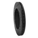 R1 99-01 Infiniti I30 Front Right Drilled & Slotted Black Brake Rotor