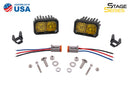 Diode Dynamics Stage Series 2 In LED Pod Sport - Yellow Combo Standard ABL (Pair)