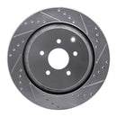 R1 09-24 INFINITI Q60 Rear Drill & Slot Silver Rotors