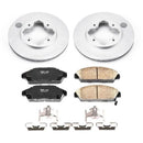 Power Stop 91-93 Honda Accord Front & Rear Z17 Evolution Geomet Coated Brake Kit
