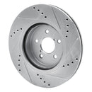 R1 17-23 Subaru Crosstrek Front & Rear Drilled & Slotted Silver Brake Rotor Set