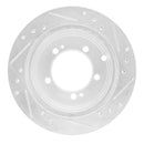 R1 91-99 Dodge Stealth Front & Rear Drilled & Slotted Silver Brake Rotor Set