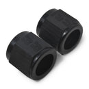 Russell Performance -4 AN Tube Nuts 1/4in dia. (Black) (6 pcs.)