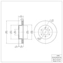 DFC GeoSPEC Coated Rotors - Plain