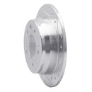 R1 09-16 Hyundai TUCSON Rear Right Drilled & Slotted Silver Brake Rotor