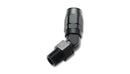 Vibrant -6AN Male NPT Straight Hose End Fitting - 3/8 NPT
