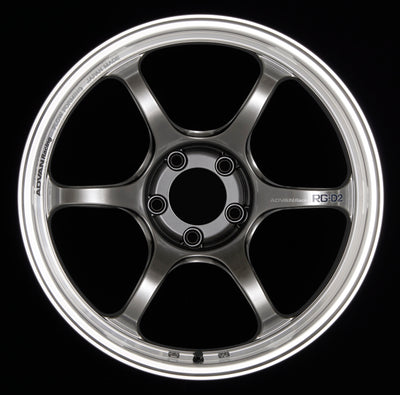 Advan RG-D2 18x9.5 +22 5x120 Machining and Racing Hyper Black Wheel