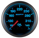 Autometer Elite 52mm 100-340 Deg F Oil Temp Peak & Warn w/ Electronic Control Gauge