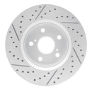 R1 18-22 Toyota C-Hr Front Right Drilled & Slotted Geo-Carbon Rotor