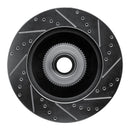 R1 05-07 Ford F-250 2WD (Super Duty) Front Left Drilled & Slotted Silver Brake Rotor